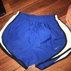 Blue Nike shorts size small!